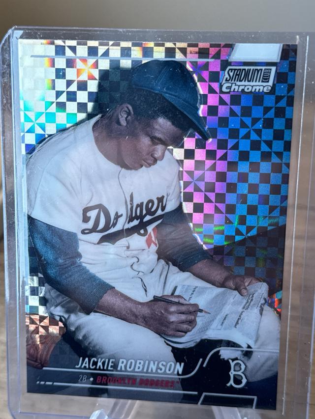 2022 Topps Stadium Club Chrome Jackie Robinson BASE SET X-Fractors #26