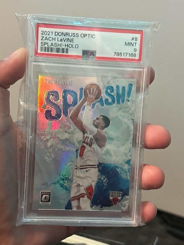 2021 Donruss Optic Zach LaVine Splash! Set #8