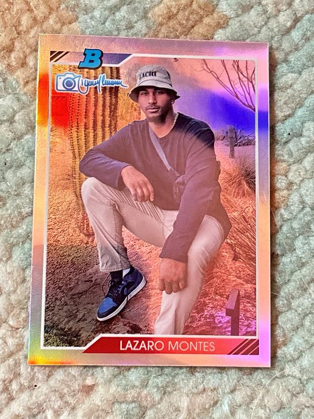 2023 Bowman's Best  Lazaro Montes 1992 BOWMAN BY RANDY JOHNSON #92RJ-9