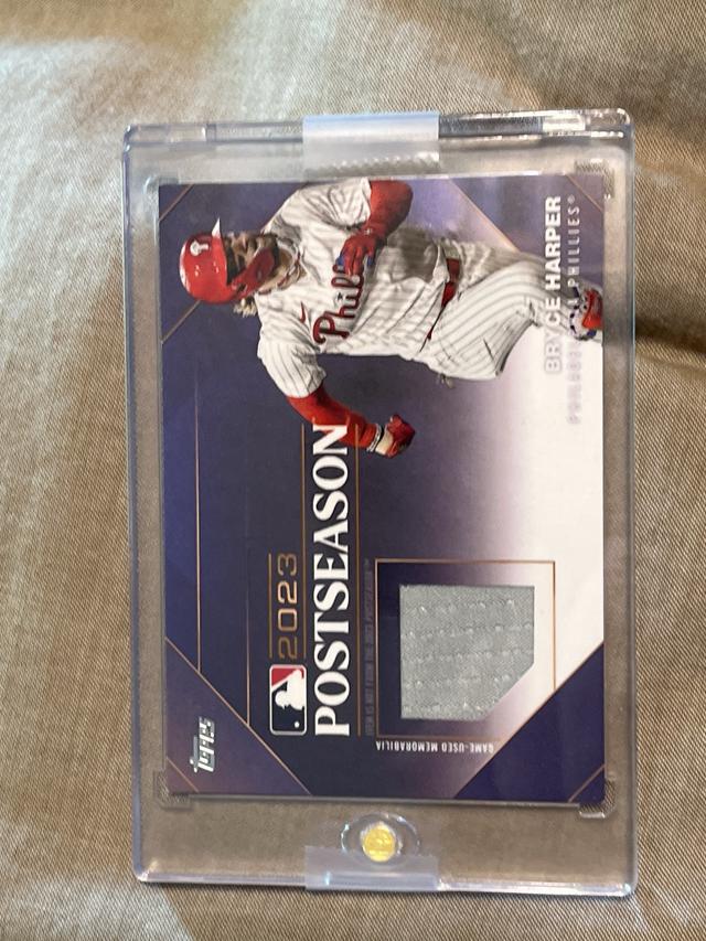 2024 Topps Series 1 Bryce Harper POSTSEASON PERFORMANCE RELIC CARDS /99 #PPR-BH