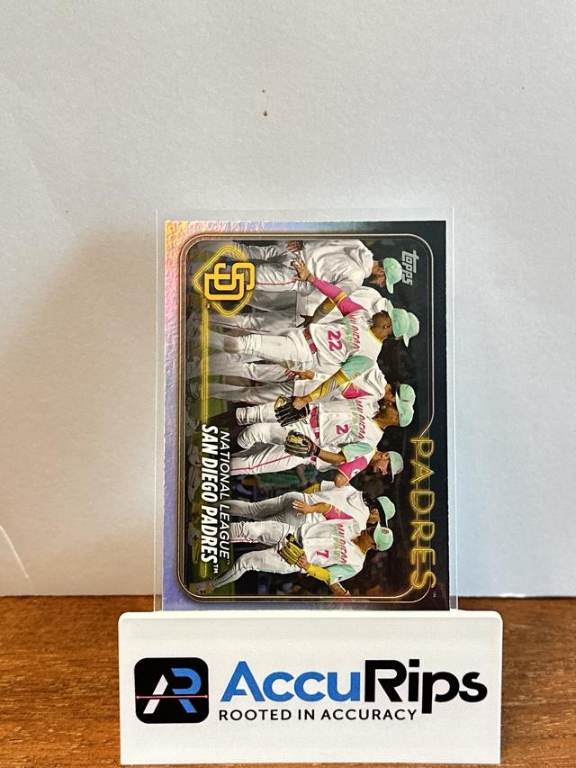 2024 Topps Series 1 San Diego Padres BASE CARD SET Rainbow Foil #2