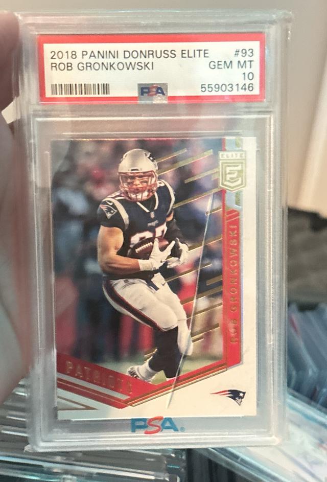 2018 Donruss Elite Rob Gronkowski Base Set #93