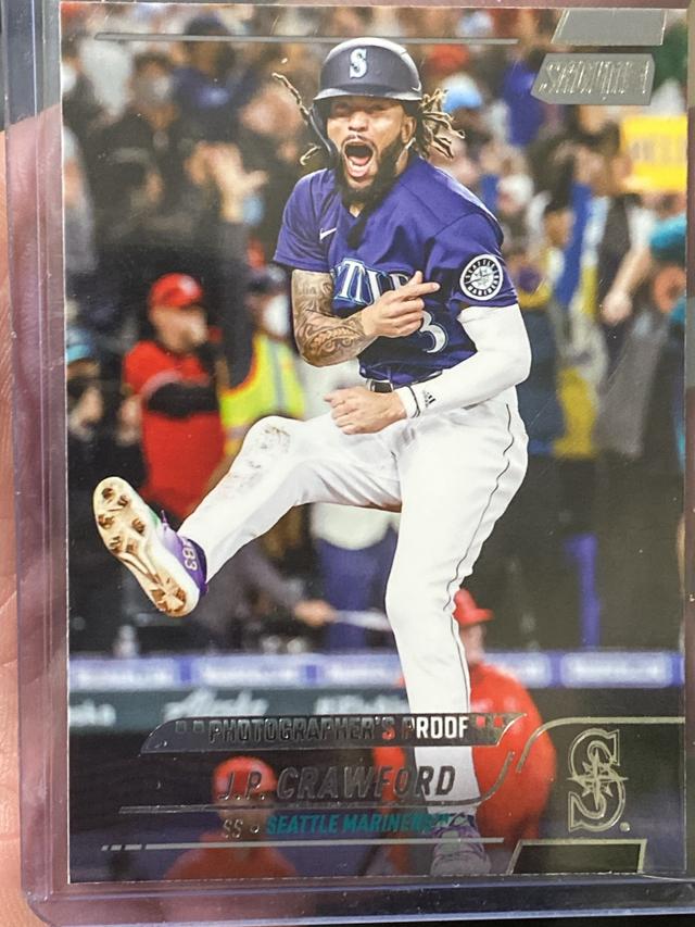 2022 Topps Stadium Club J.P. Crawford BASE SET Photographer’s Proof #96