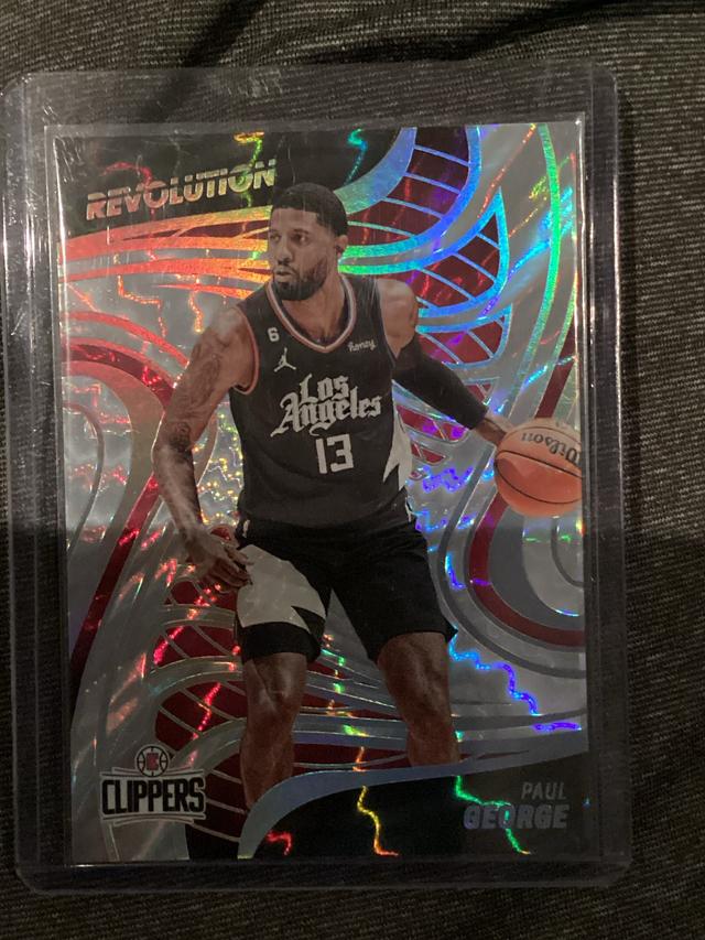 2022-23 Panini Revolution Paul George Base Set Sunburst /75 #40