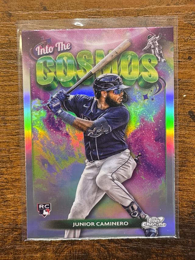 2024 Topps Cosmic Chrome Junior Caminero Into the Cosmos #ITC-24