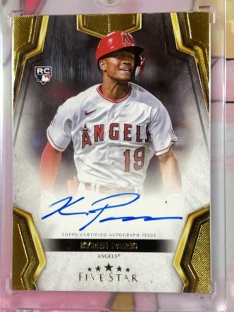 2024 Topps Five Star Kyren Paris ﻿Five Base Autographs #FSA-KP