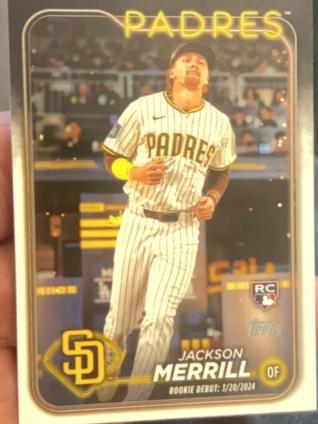 2024 Topps Update Series Jackson Merrill ﻿Base Set #US169