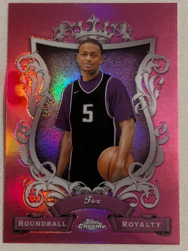 2023-24 Topps Chrome Basketball De'Aaron Fox Sacramento #RR-2