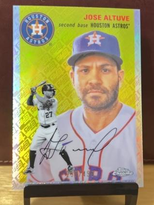 2023 Topps Chrome Platinum '54 Jose Altuve Refractors /499 #281