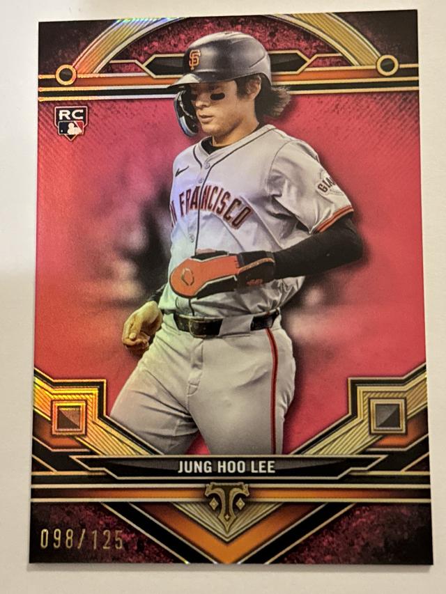 Jung Hoo Lee 2024 Topps Triple Threads ﻿Tourmaline Rookie RC /125 #94