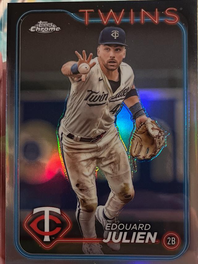 2024 Topps Chrome Edouard Julien ﻿Base Set Refractors #152