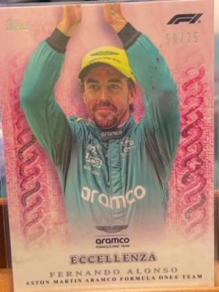 2024 Topps Eccellenza Formula 1 Racing Fernando Alonso /75 #La Passione