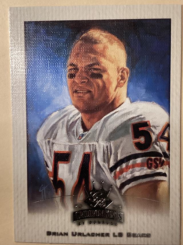 2002 Donruss Gridiron Kings Brian Urlacher ﻿CrowningMoments #14