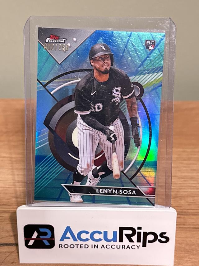 2023 Topps Finest Lenyn Sosa Base Set Blue/Aqua Vapor /250 #49