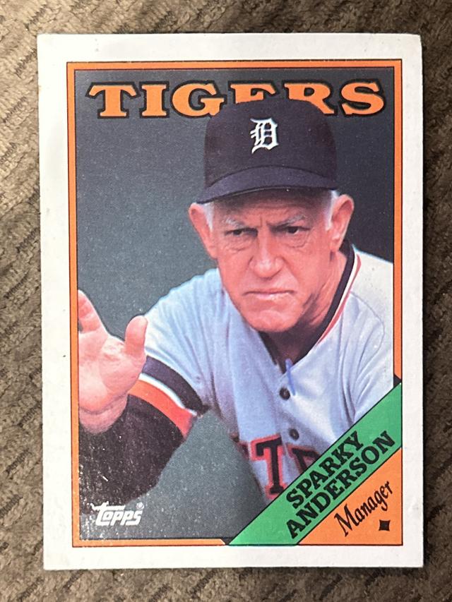 1988 Topps Sparky Anderson Base Set #14