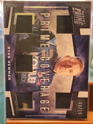 2023 Panini Prime NASCAR Racing Ryan Newman Coverage #PC-RNE