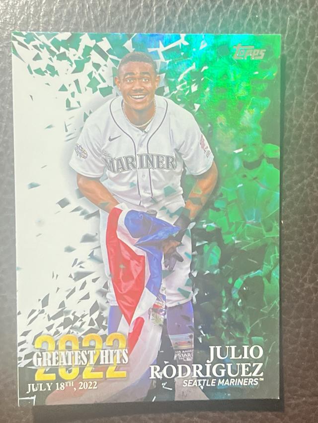 2023 Topps Series 1 Julio Rodriguez 2022 GREATEST HITS #22GH-22