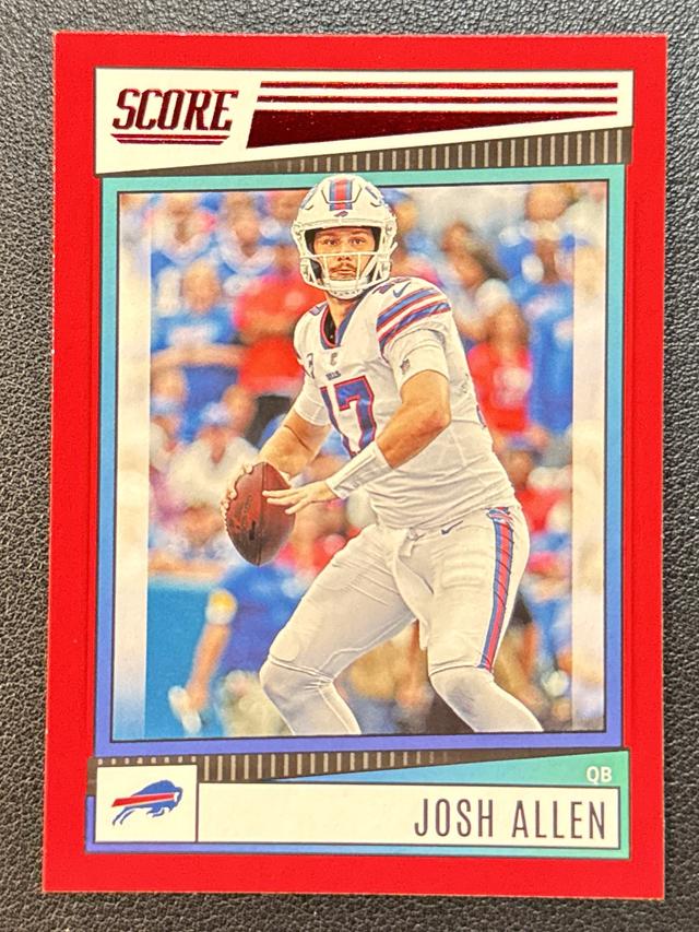 2022 Panini Score Josh Allen Base Set Red #265