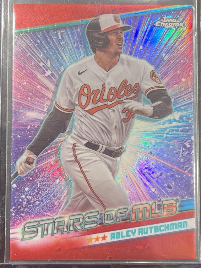 2024 Topps Series 1 Adley Rutschman CHROME STARS OF MLB Chrome /75 #CSMLB-22