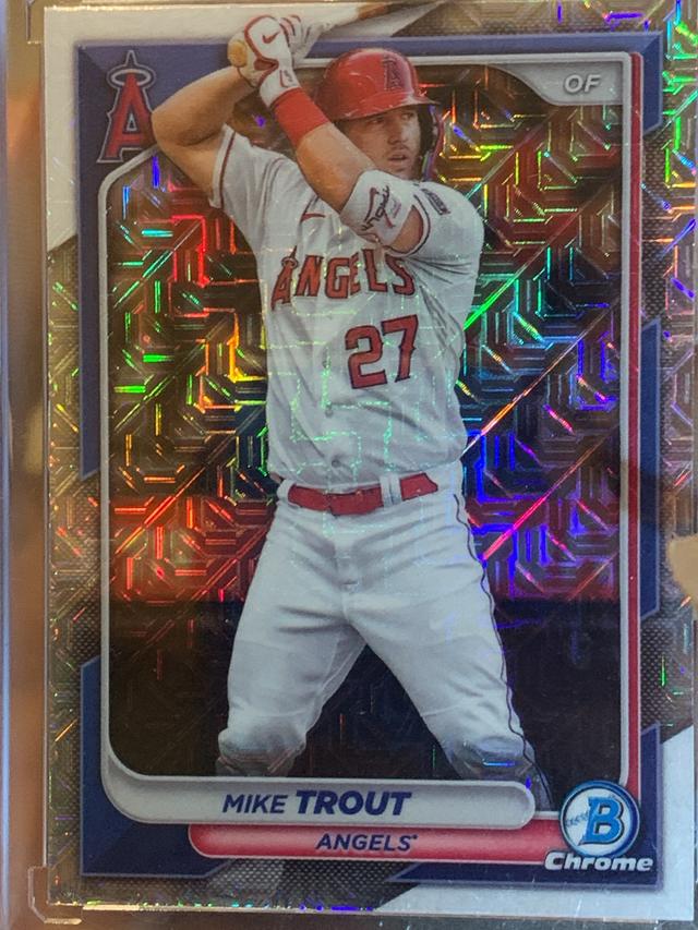 2024 Bowman Mega Box Mike Trout ﻿Base Set #19