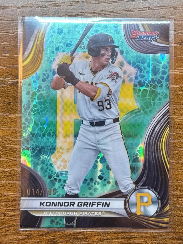 2024 Bowmans Best Konnor Griffin Prospects Aqua Lava Refractors /199 #TP-25