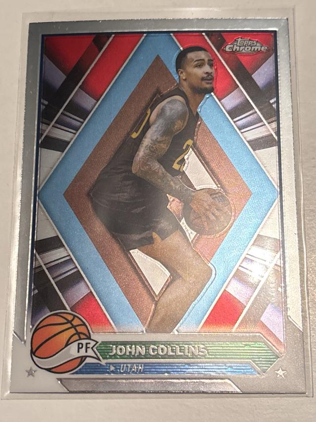 2023-24 Topps Chrome Basketball John Collins Utah #102