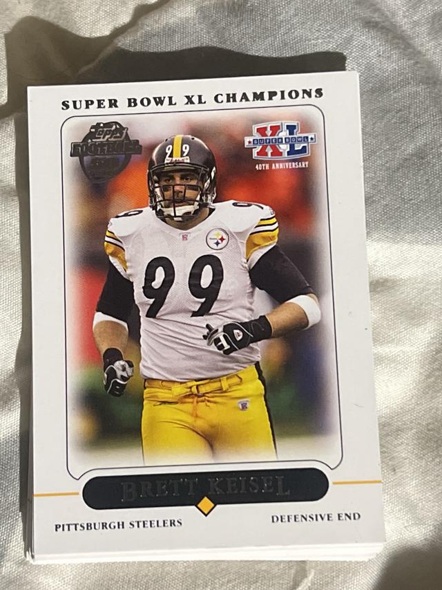 2006 Topps Pittsburg Steelers Super Bowl Champions Brett Keisel ﻿Base #38