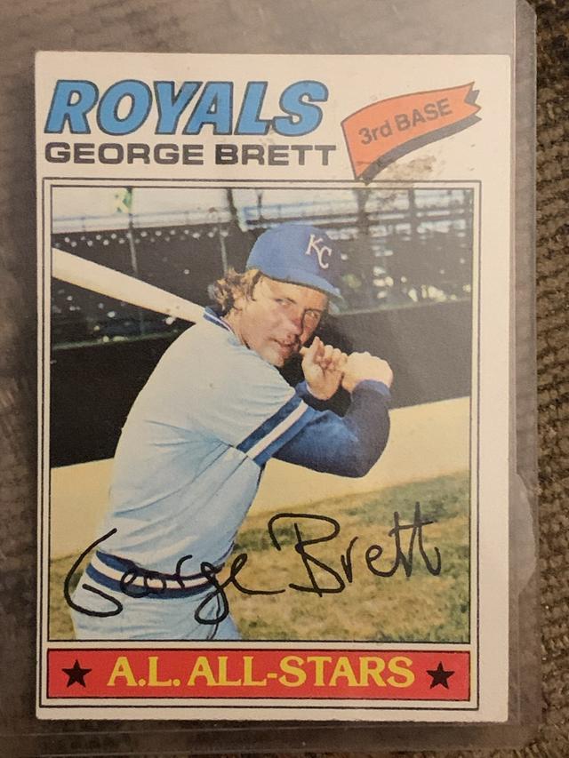 1977 Topps George Brett 1977 Topps Baseball Set #580