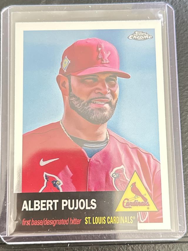 2022 Topps Chrome Platinum Albert Pujols ﻿Base Set #12