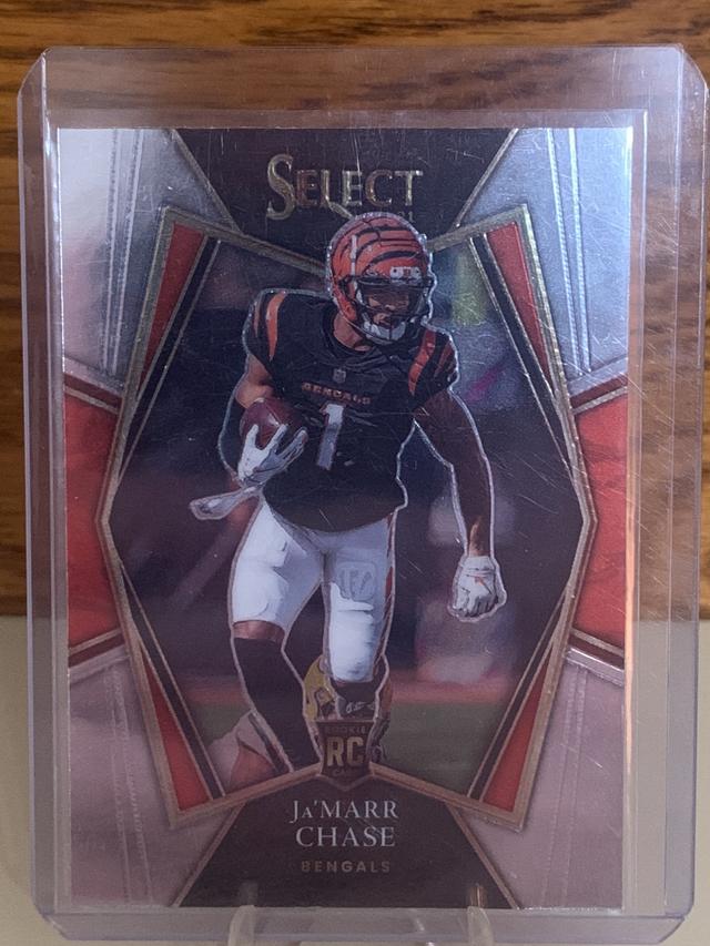 2021 Panini Select Football Ja'Marr Chase Base Premier Level Set #147