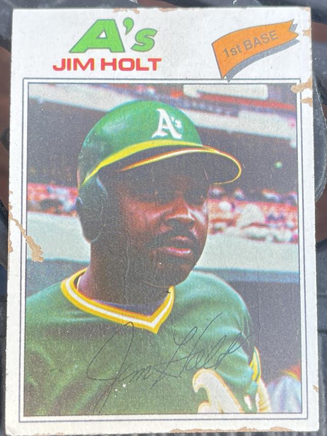 1977 Topps Jim Holt 1977 Topps Baseball Set #349