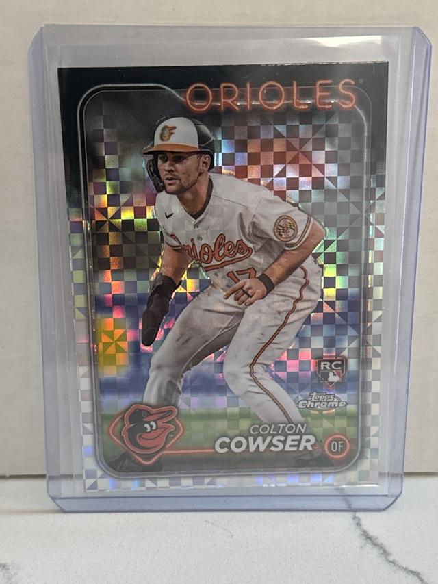 2024 Topps Chrome Colton Cowser ﻿Base Set X-Fractors #278