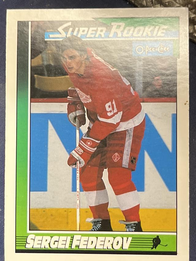 1991-92 O-Pee-Chee Sergei Fedorov ﻿Base #8