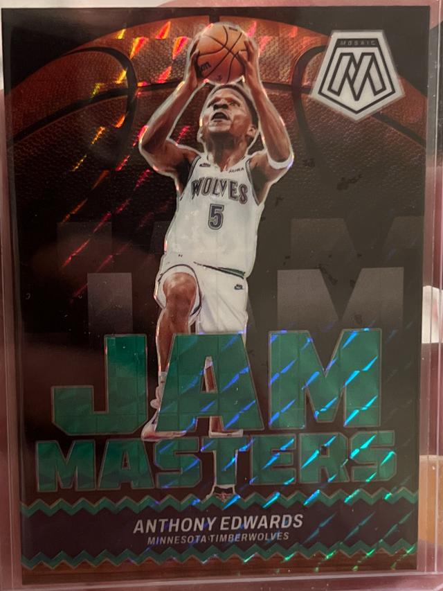 2023-24 Panini Mosaic Anthony Edwards Jam Masters #17