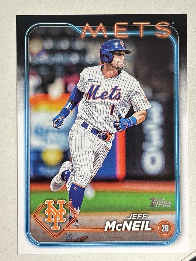 2024 Topps Series 2 Jeff McNeil BASE SET #582