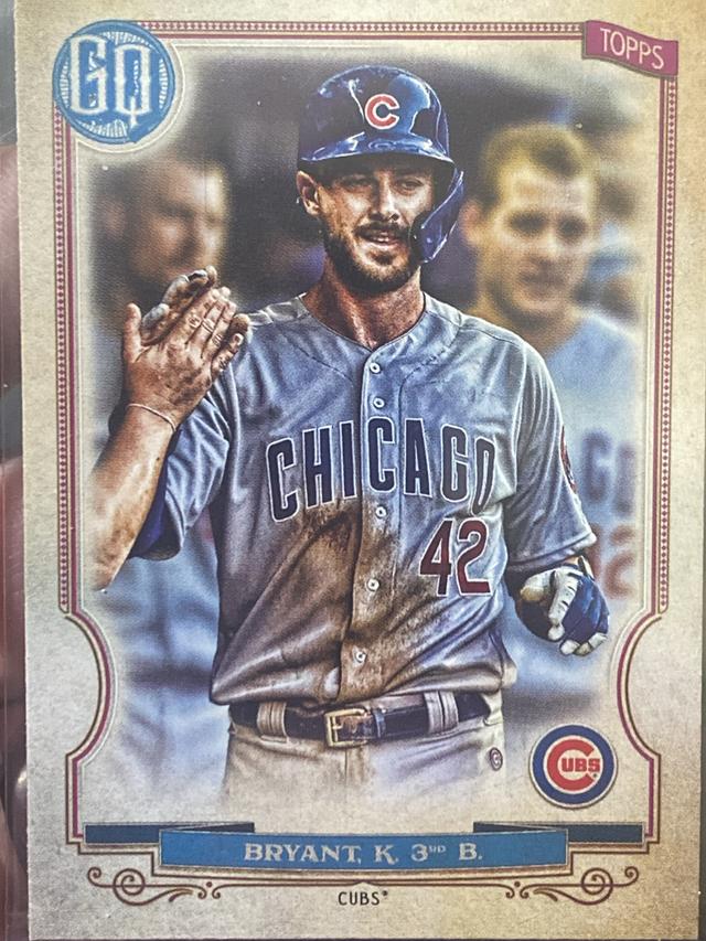 2020 Topps Gypsy Queen Kris Bryant Jackie Robinson Day Image Variation Set #38