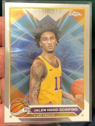 2023-24 Topps Chrome Basketball Jalen Hood #35