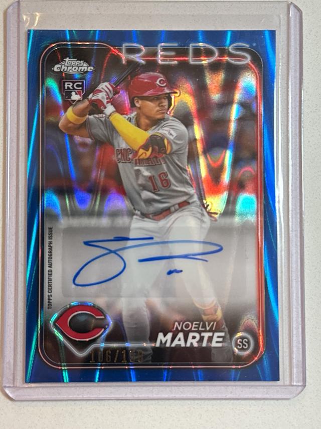 2024 Topps Chrome Update Noelvi Marte #AC-NM