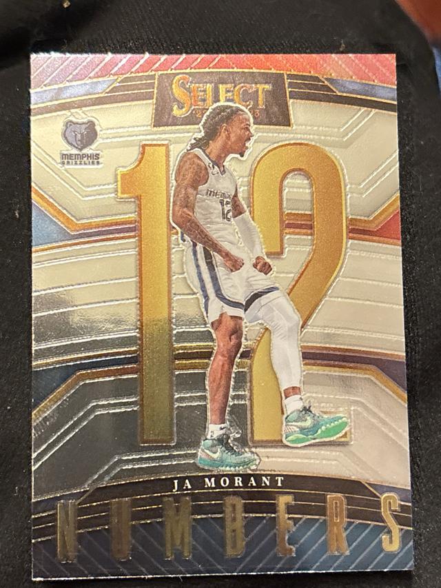 2022-23 Panini Select Basketball Ja Morant Numbers Set #1