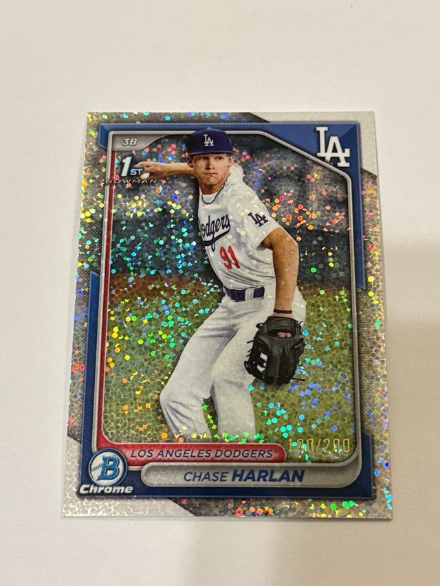 Chase Harlan 2024 Bowman Draft Chrome Sparkles Refractor /200 #BDC-96