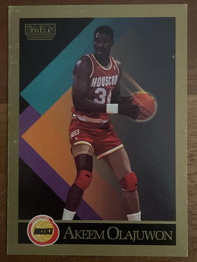 1990-91 SkyBox Basketball Akeem Olajuwon ﻿Series I #110