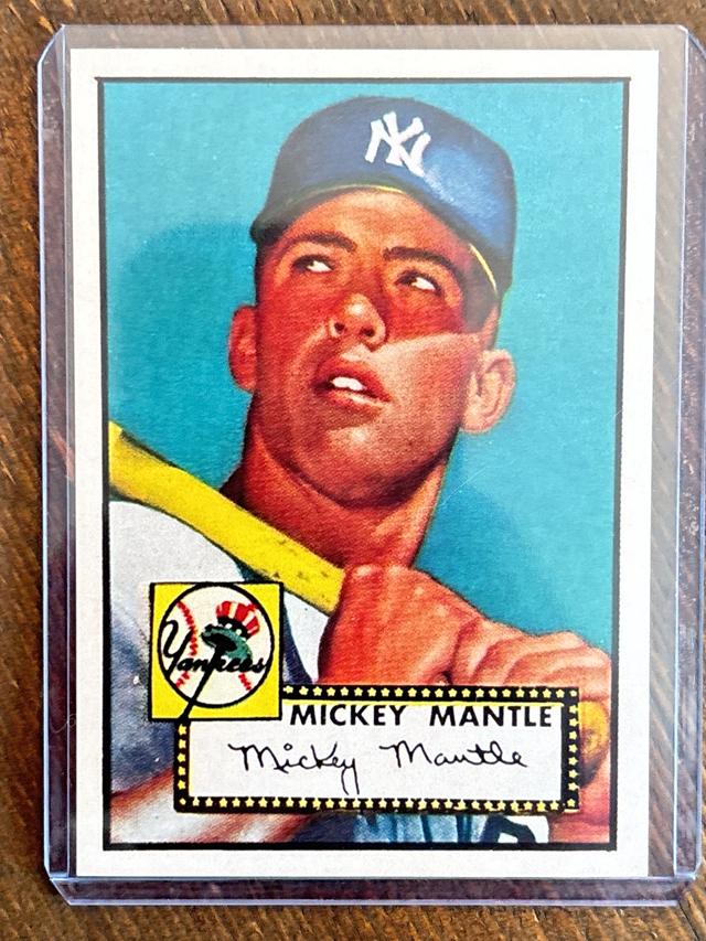 1952 Topps Mickey Mantle Base Set #311