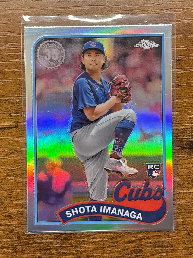 2024 Topps Chrome Update Shota Imanaga 1989 Baseball RC Cubs #89CU-7