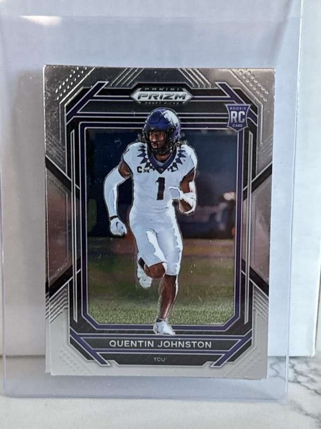 2023 Panini Prizm Draft Picks Football Quentin Johnston Base Set #138