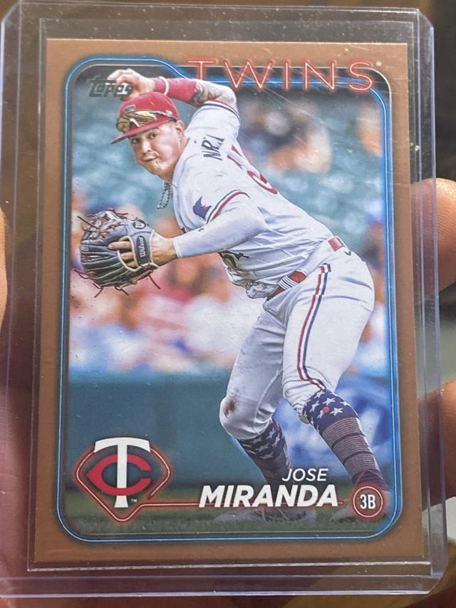 2024 Topps Series 2 Jose Miranda BASE SET Gold /2024 #507