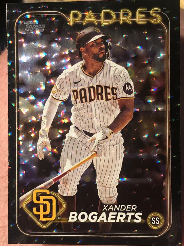 2024 Topps Series 2 Xander Bogaerts BASE SET Black Crackle Foil #662