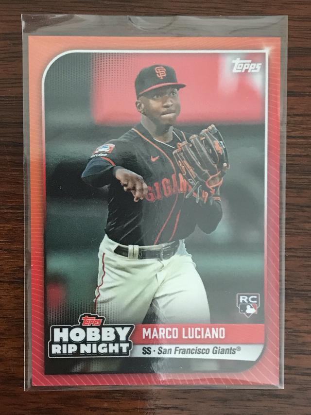 2024 Topps Hobby Rip Night Marco Luciano Base Set Red #2