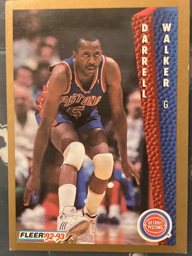 1992-93 Fleer Basketball Darrell Walker ﻿Base #70