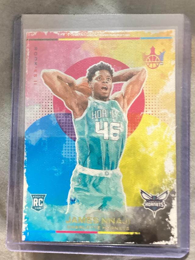 2024 Panini NBA Hoops James Nnaji Rookie Ink Set #46