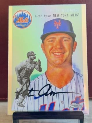 2023 Topps Chrome Platinum '54 Pete Alonso BASE CARDS Refractors #215